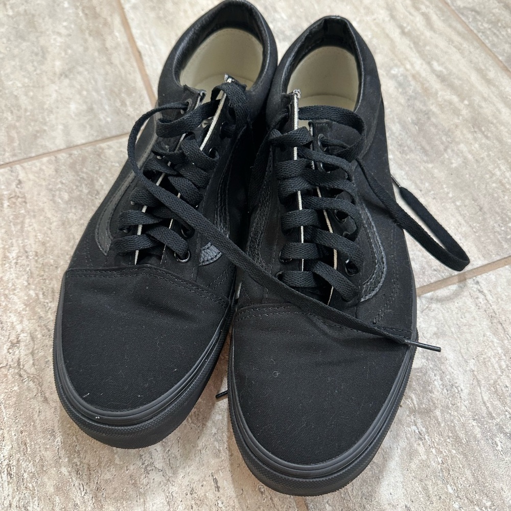 Black Vans Canvas Men's Sneakers